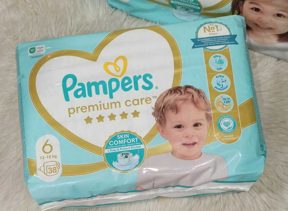 Pampers premium care 2,3,4,5,6 розміри!