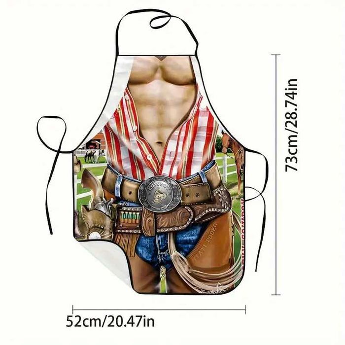 Винтажный фартук Вестерн
