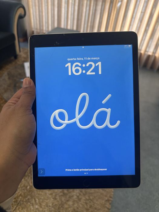 Ipad 9° Geração com ecrã trincado