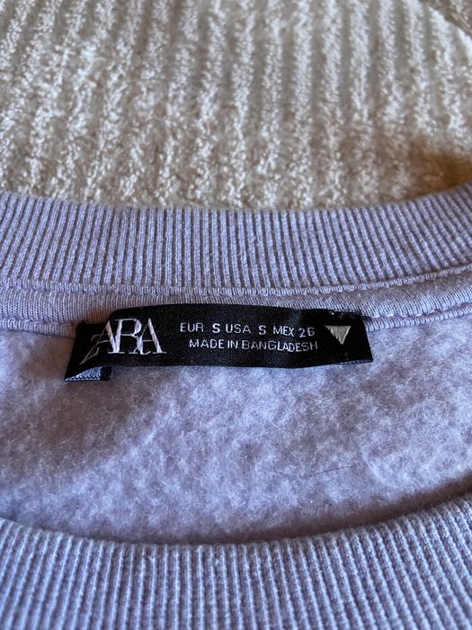 Sweat lilás da zara