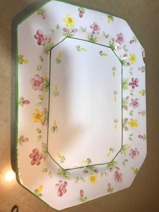 Travessa de cerâmica vintage