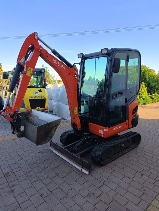 Kubota kx018-4 23 rok brutto tylko 980 godz mini koparka minikoparka kx016-4