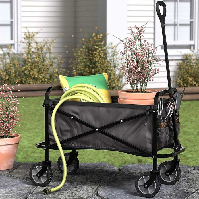 тачка візок садовий розкладний транспортний візок Amazon Basics