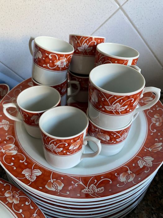 Serviço de jantar/café Coleção Manila Vista Alegre 1947