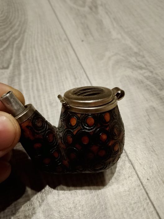 Fajka drewniana prl