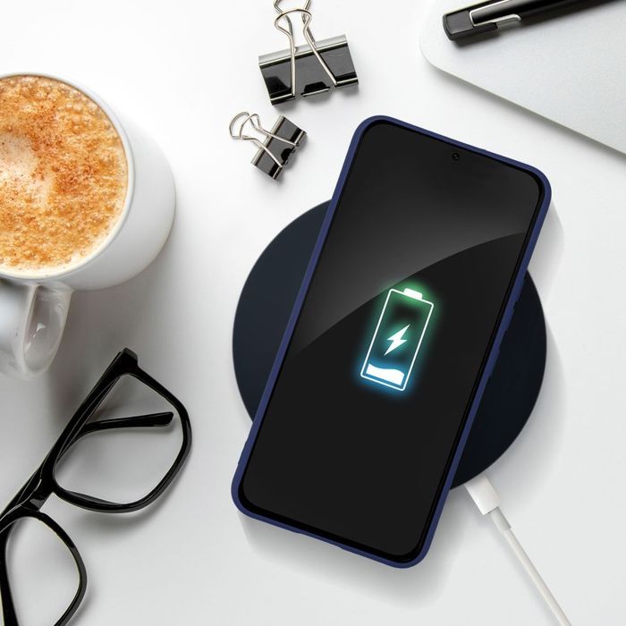 Futerał SOFT do SAMSUNG A17 ciemny niebieski