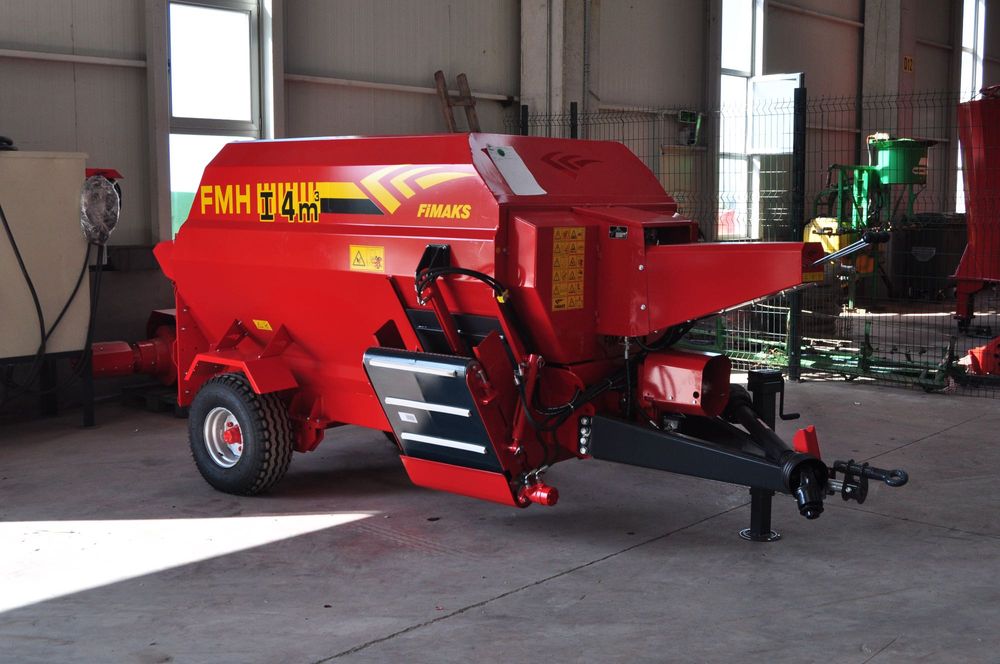 FIMAKS wóz paszowy 4m3 FMHI4 poziomy waga łyżka załadowcza