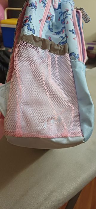 Mochila escolar e estojo