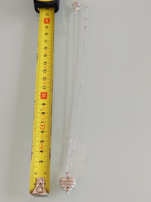 lindo colar coração Swarovski