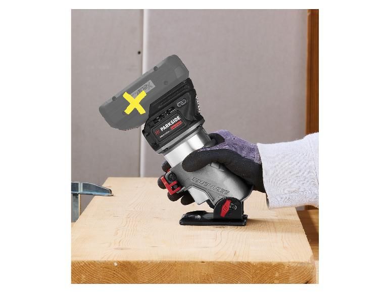 NEW!Parkside PerformanceАкум  фрезерна машина 3 в 1 PMFAP 20-Li A1