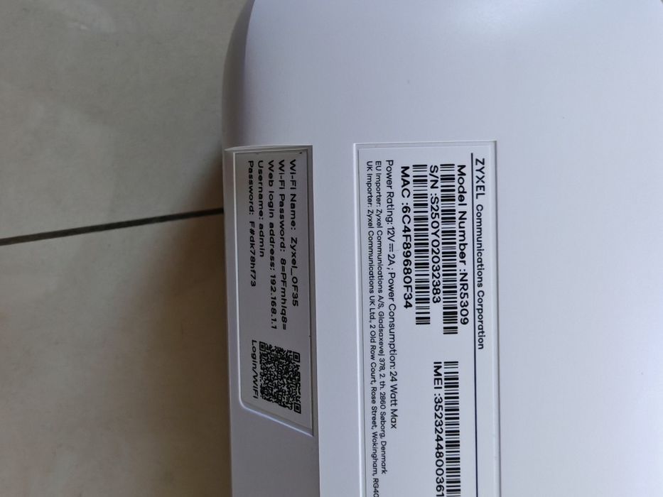 Zyxel NR5309 router 5G na kartę SIM bezprzewodowy internet wifi biuro