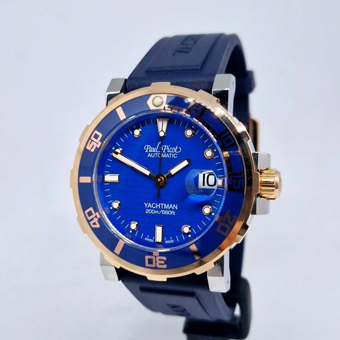 Paul Picot Yachtman III Date P1151.SRG.1604 steel\ Gold 18 K