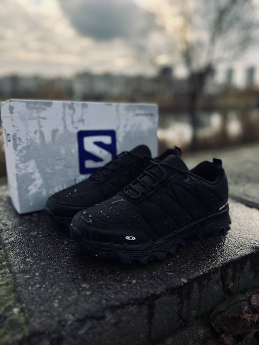 Мужские зимние термо кросовки salomnu чоловічі термо кросівки саломон