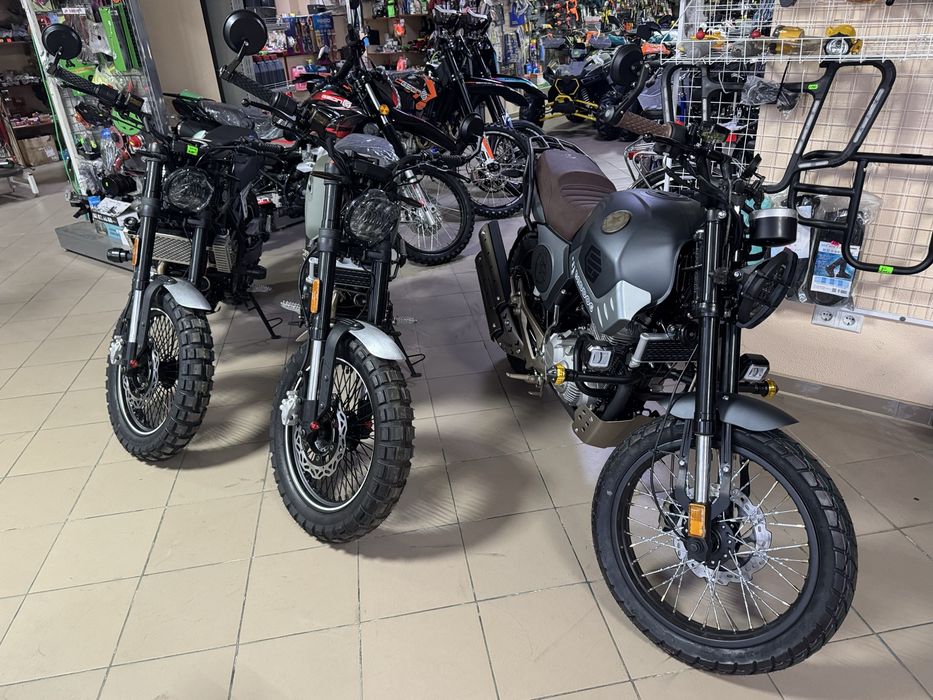 Мотоцикл GEON Scrambler, 250cc. Доставка.