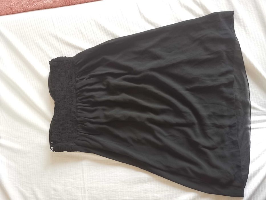 Sukienka z cyrkoniami Vila Galen roz. L 75cm Czarna Zamek Nowa