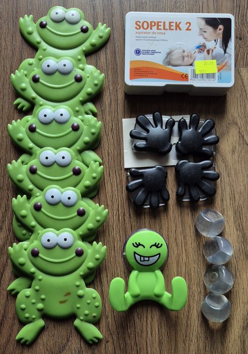 Aspirator, zabezpieczenie narożników, żabki antypoślizgowe, wieszak