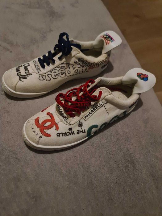 Tenis chanel/pharrell/lagerfeld  34/35