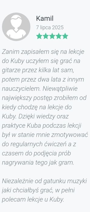 Nauka Gry Na Gitarze/Guitar Lessons Warszawa/Józefów/Otwock/Online