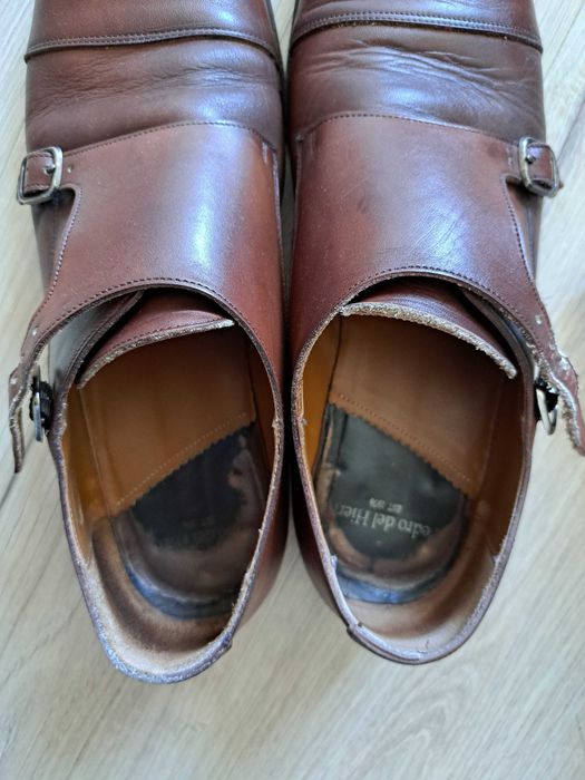 Pedro del hierro Sapatos 2 fivelas 44 usados