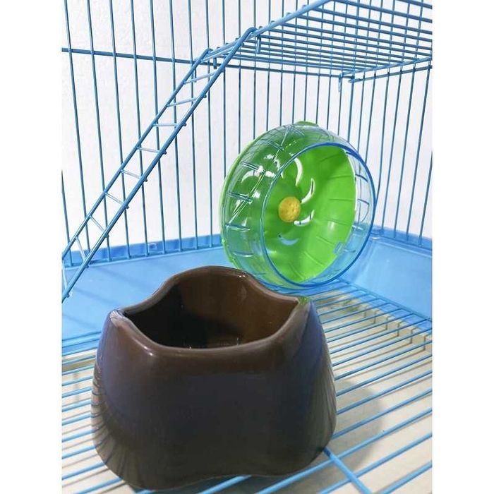 Высокая просторная клетка для хомяка. Яркие цвета. Эконом! AV3B