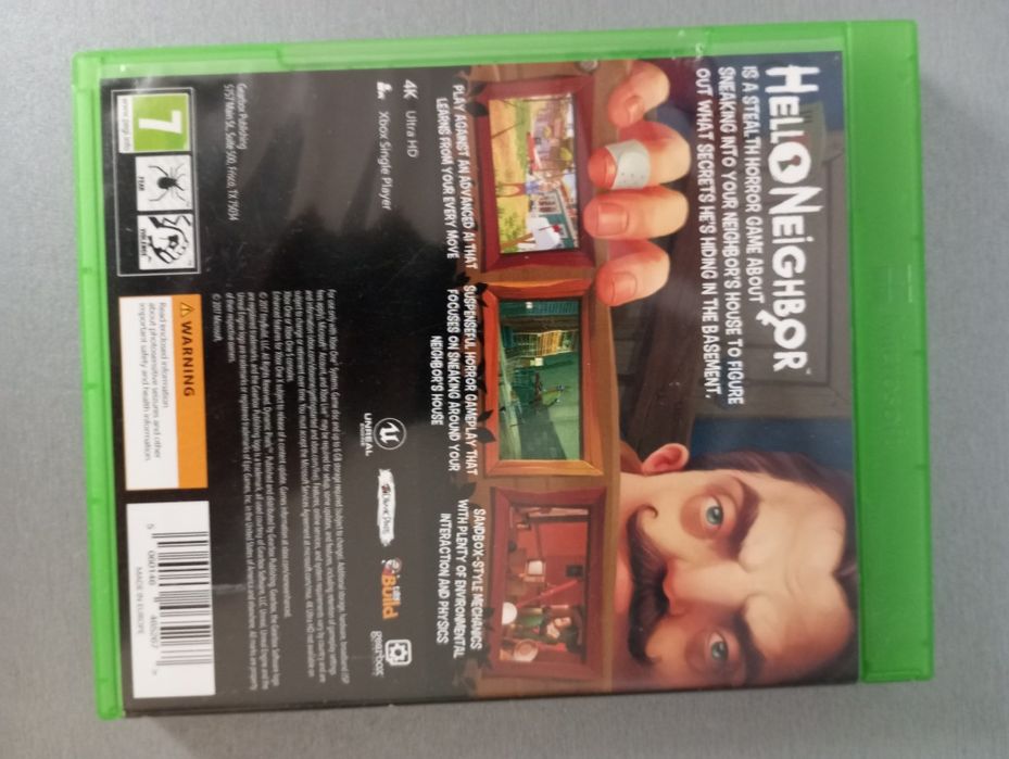 Диск xbox one hello neighbor