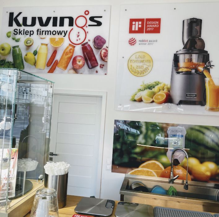 Soki DajGo z wyciskarki KUVINGS AUTO 10S