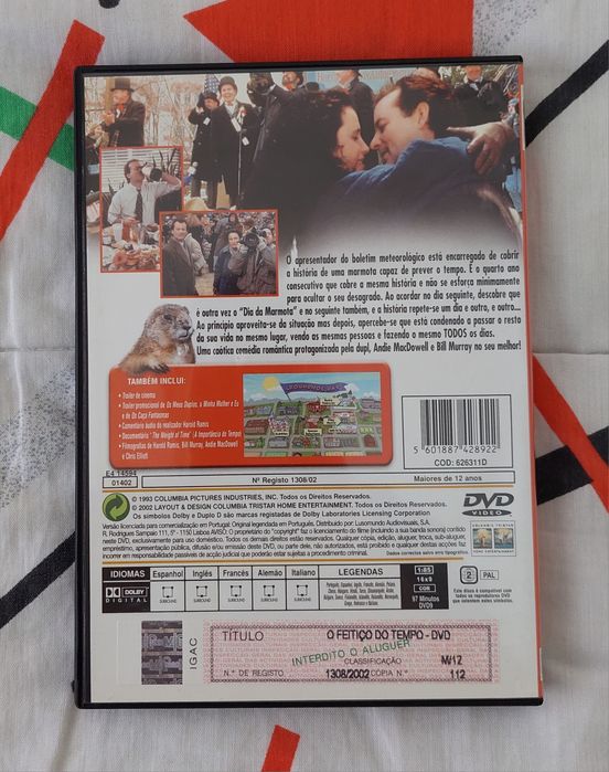 O Feitiço do Tempo (DVD) Bill Murray