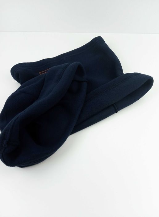 Nowy granatowy polarowy komplet męski czapka i regulowany komin