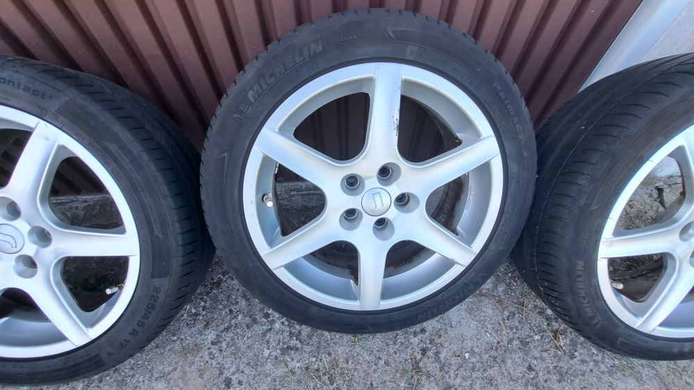 Alufelgi 17 5x108 Mondeo ET40 7J Opony Lato 225 45