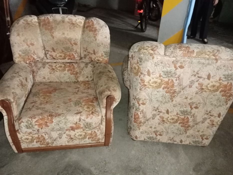 Conjunto de 2 sofas individuais