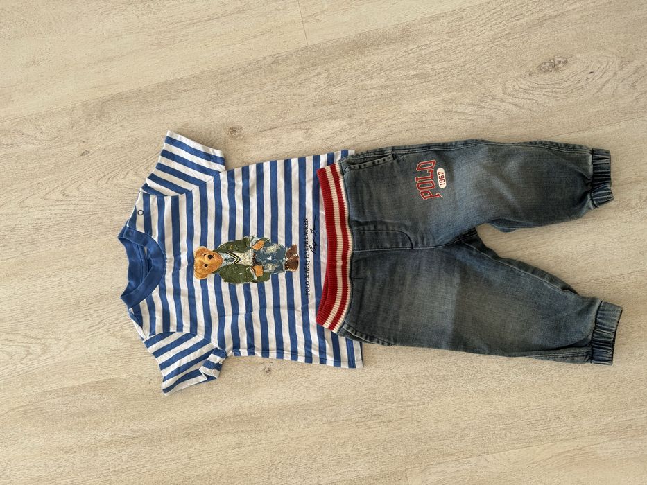 Футболка та джинси polo ralph lauren