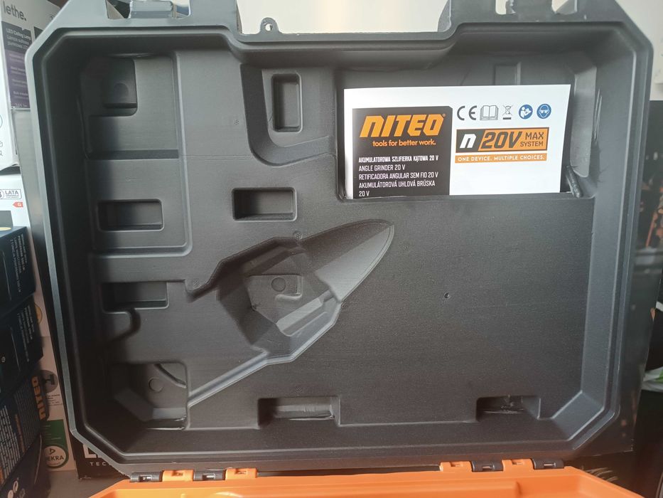 Szlifierka kątowa akumulatorowa NITEO TOOLS 20V MAX