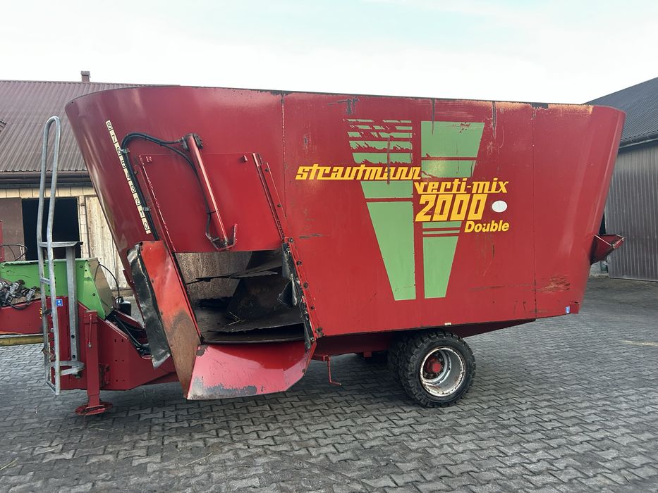 Wóz paszowy, paszowóz Strautmann verti mix 2000