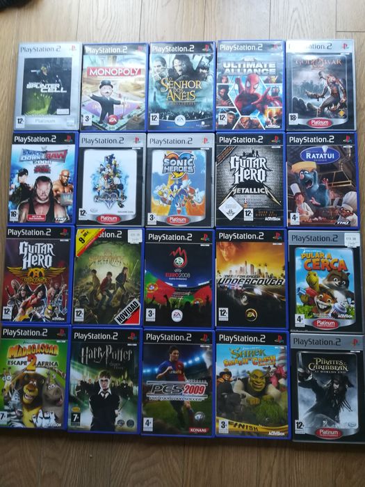 Jogos PS2 - originais como novos