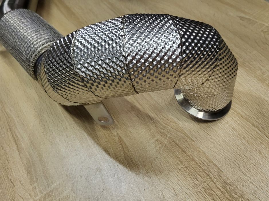 Даунпайп VW Гольф 7, 7R, Ауди А3 8V Downpipe VW Golf 7 HEAT Shield