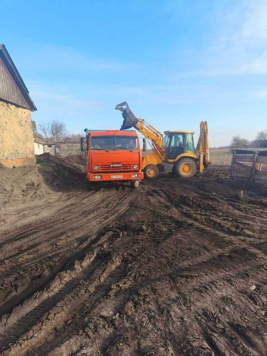 Послуги спецтехніки екскаватор-навантажувач JCB 3CX, камаз, евакуатор оренда