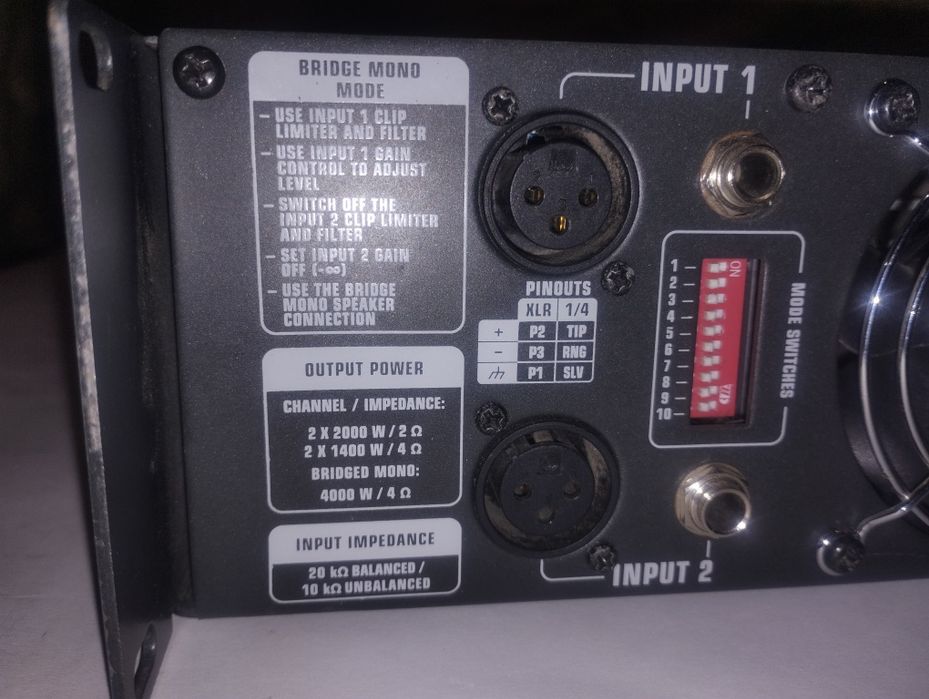 Профессиональный Усилитель Мощности Behringer EP4000