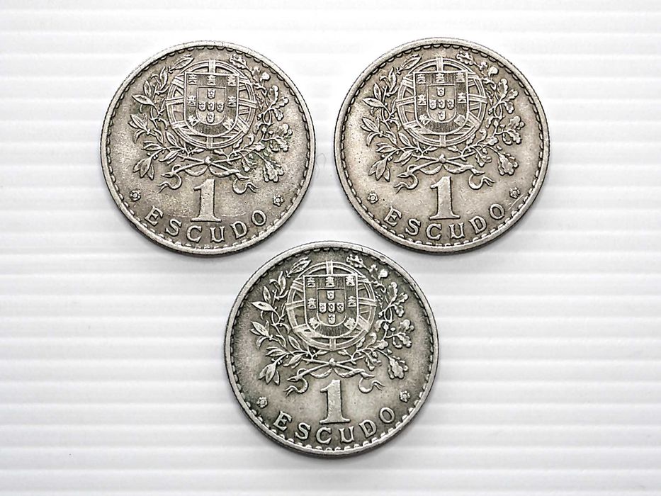Lote de 4 Moedas 1 Escudo 1965