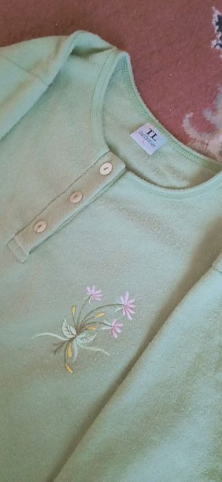 Piżama damska L oliwkowa