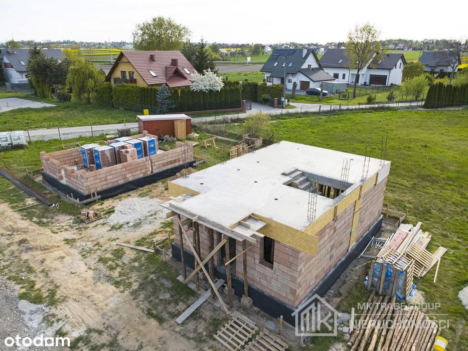 Nowy dom wolnostojący Kłaj, pow. 80m2, rekuperacja