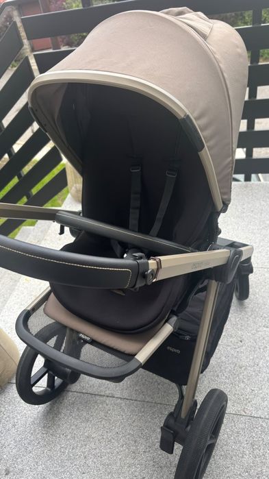 Wózek spacerowy espiro miloo  czarny brązowy