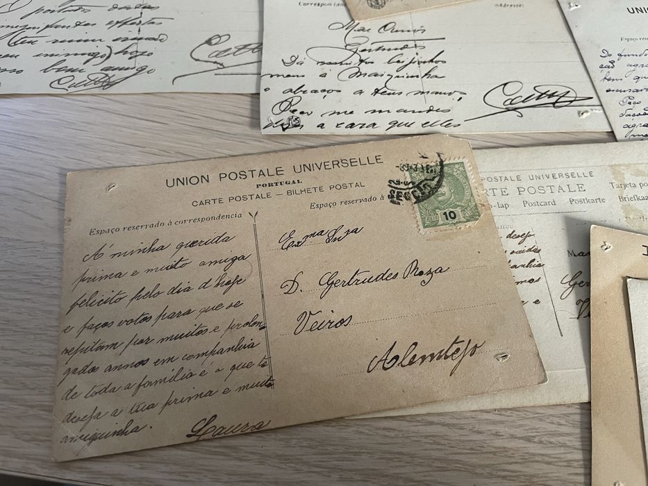 Conjunto de 20 Postais Portugueses (1909-14)