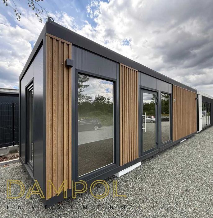 GOTOWY pawilon kontener 9x3(900x300) usługowy/biurowy/handlowy/leasing