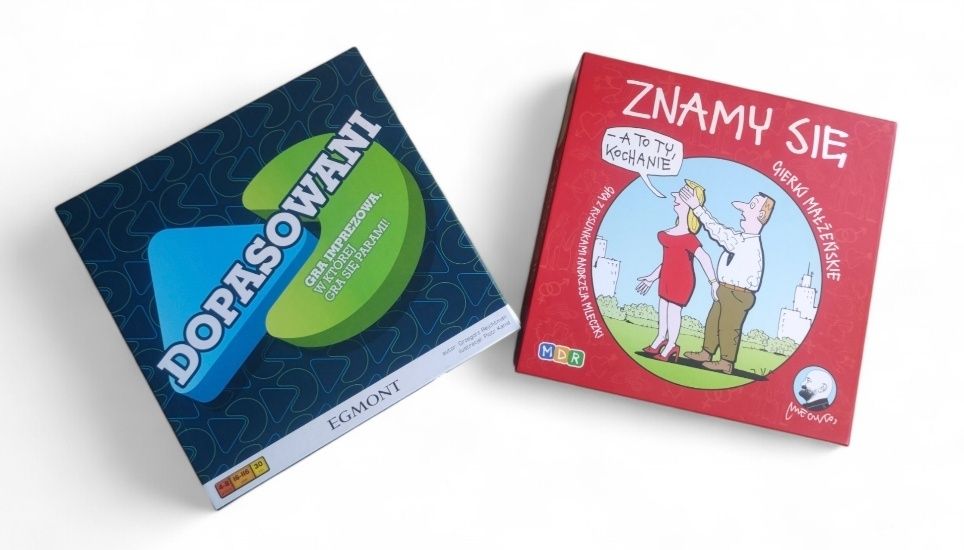 Znamy się Dopasowani zestaw gier gry planszowe