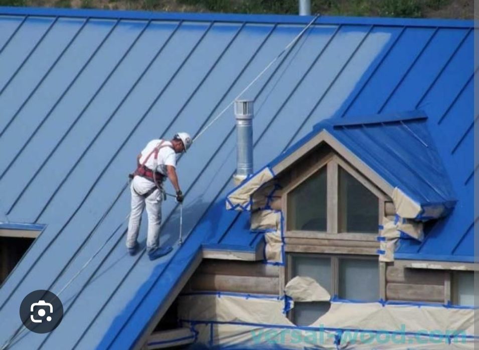 Фарбування дахів. Покраска крыш. Чистка покрівлі,.