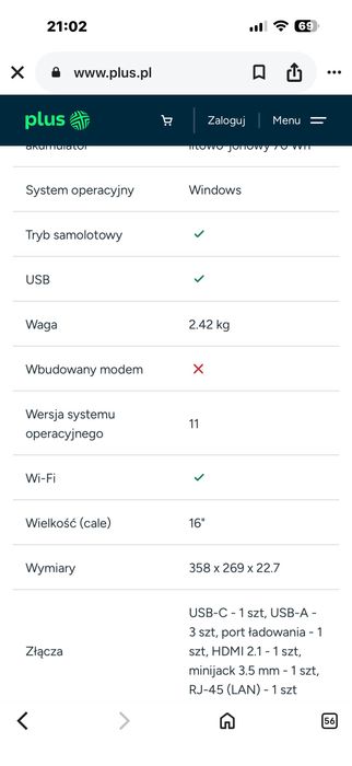 HP Omen 16 Slim 16-an0005nw