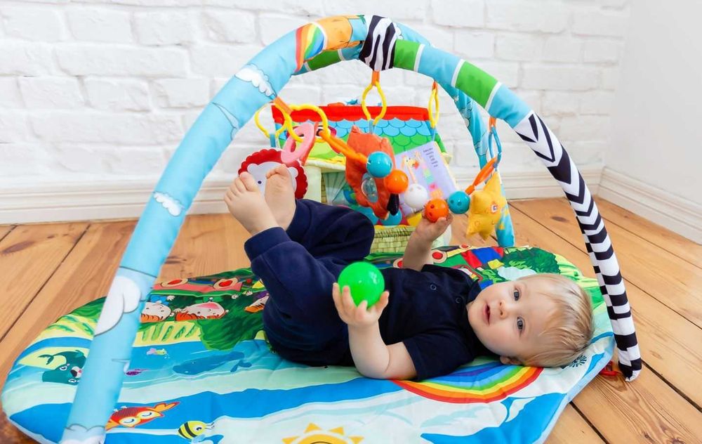 Nowa Kolorowa mata edukacyjna lionelo Imke