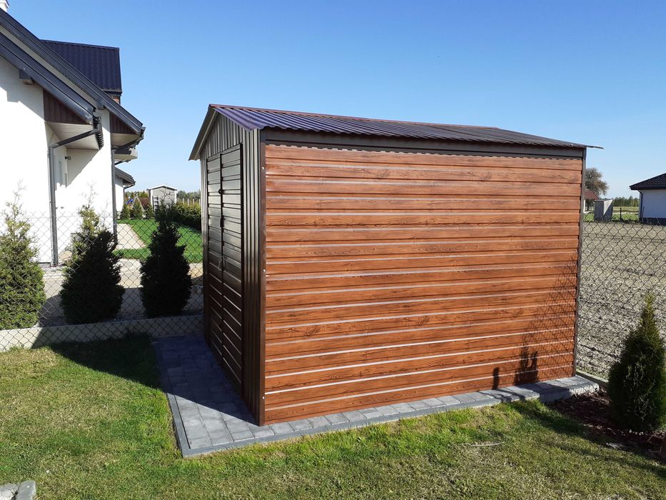 Blaszak garaż blaszany schowek magazynek wiata 3x6