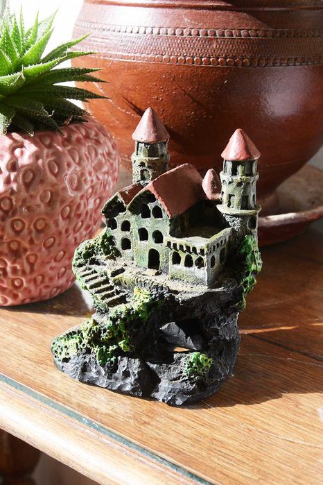 Castelo Decoração Aquário 15cm