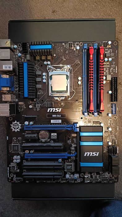 Msi B85 G43 + procesor+pamięć+grafika